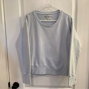 Frank & Eileen Tee Lab Distressed Crewneck Sweatshirt Ice Blue Medium